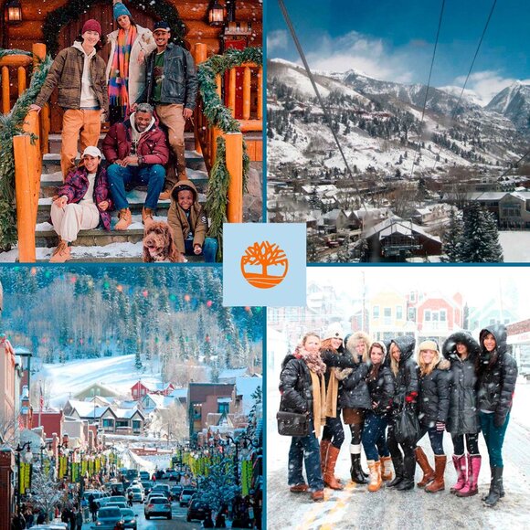 TIMBERLAND ~ Black Pom Winter Hat ~ OS  NWT - Picture 2 of 9